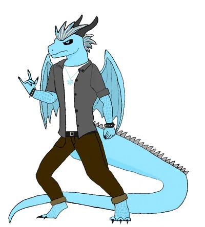 Frost Scales the ice dragon