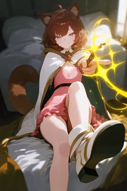 Myra | Magical Catgirl Prodigy In Your Dorm Room