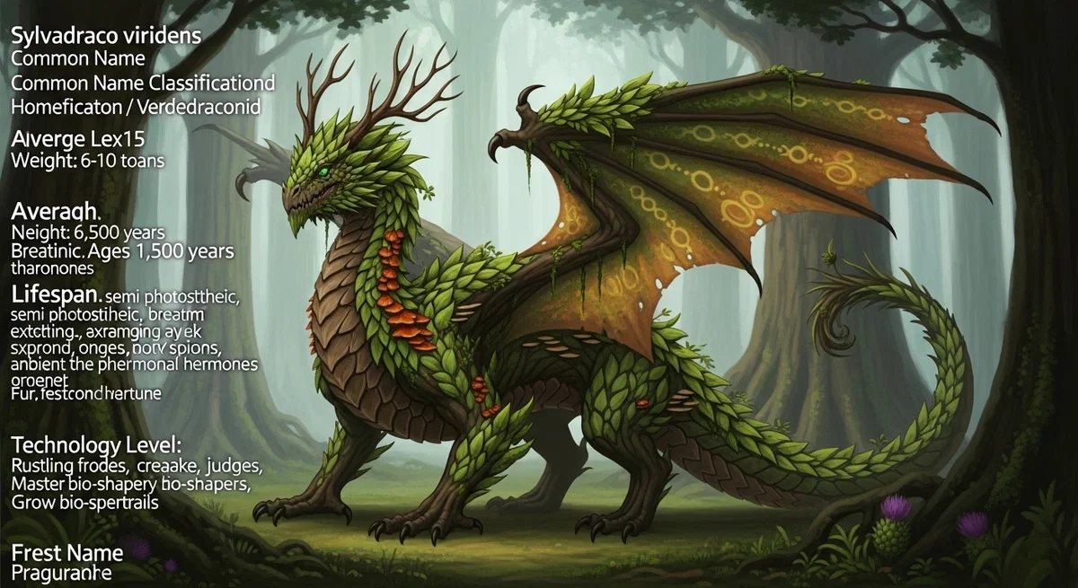 A forest dragon