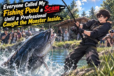 Everyone Called My Fishing Pond a Scam — Until a Professional Caught the Monster Inside