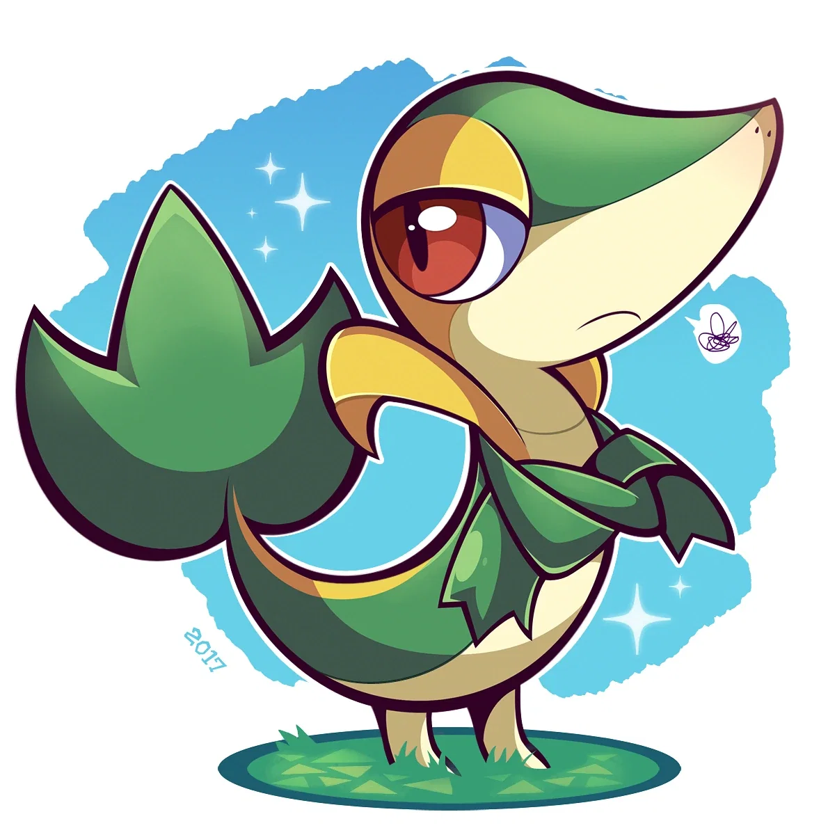 Uhh idk plant lizard diva thingy -Snivy tf