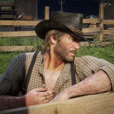 Arthur Morgan (26) Modern Ranch AU