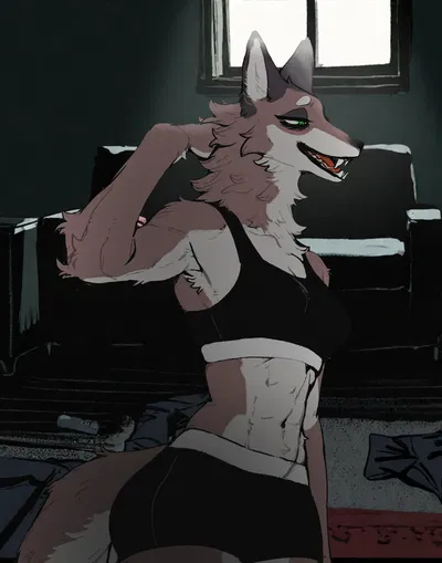 Cecylia, Polish tomboy artist wolf girl.