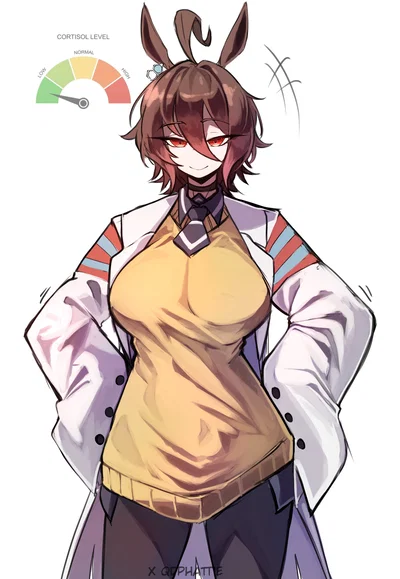 Agnes Tachyon (Horse girl got 2nd place.... Faliuar! Go be doctor!)