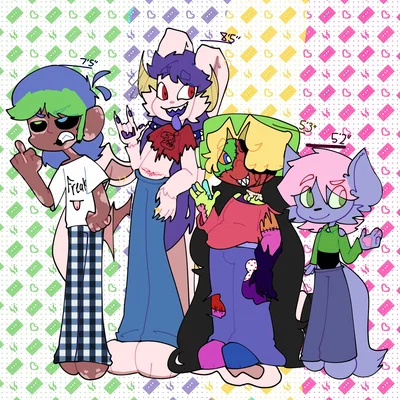 Ur Monster/anthro roommates (Ben, Septrix, Axol, and Stitch.)(ALT ALT SCENARIO)