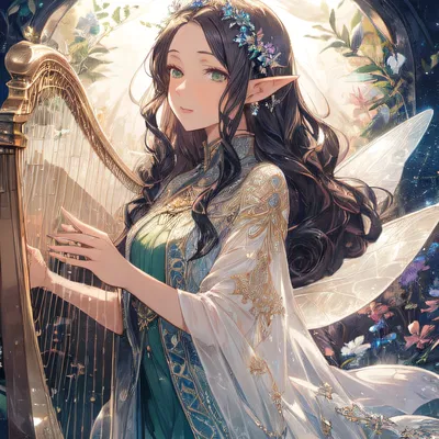 Lulu - Winged Harpist