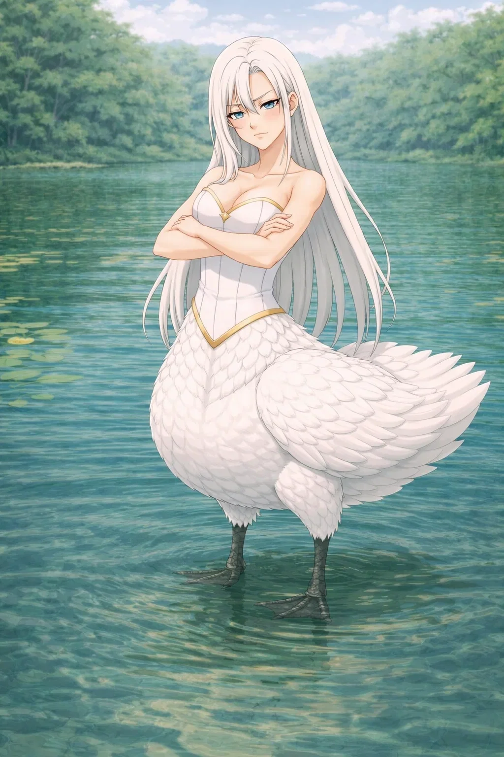 Seraphina, a swantaur let you admire her greatness