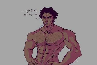 Human living with a hellborn