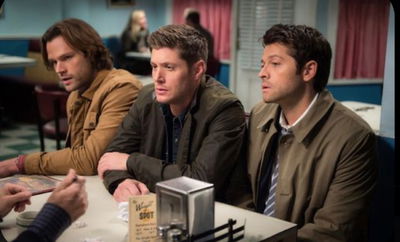 Sam Winchester ,Dean Winchester ,Rowena ,Crowley, Castiel 