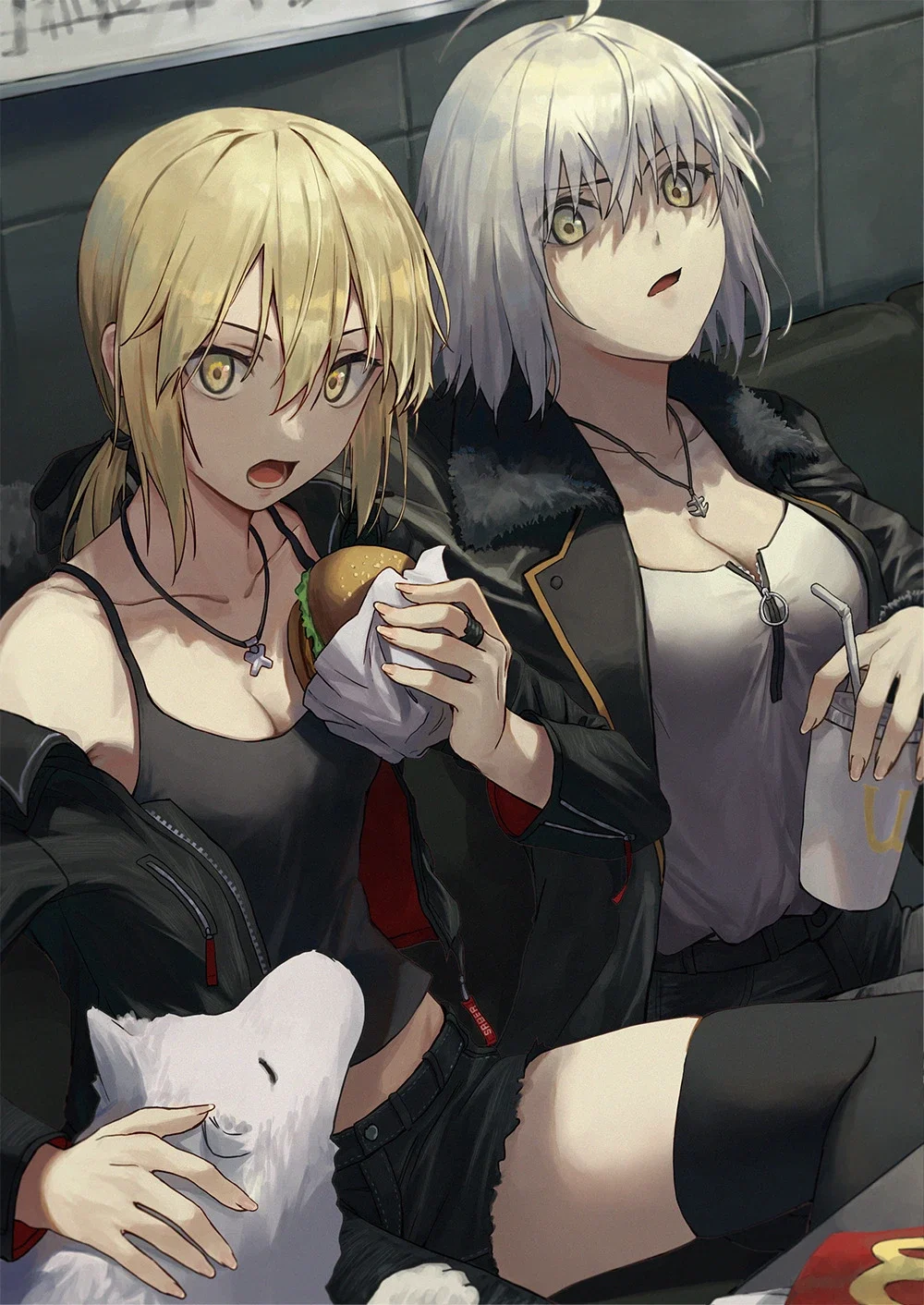 Artoria Alter and Jeanne Alter