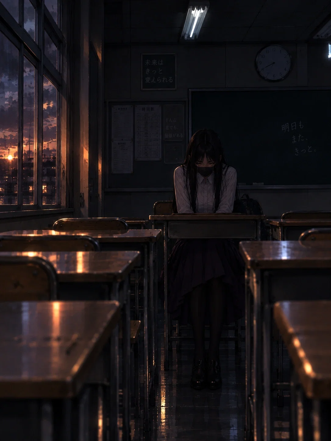 Psychological Drama | Bullying survivor hiding her tragic trauma behind a fabric mask, Mira