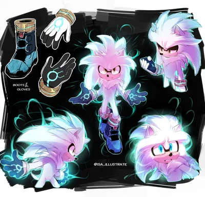 ✨️🤍🩵Silver The Hedgehog🩵🤍✨️