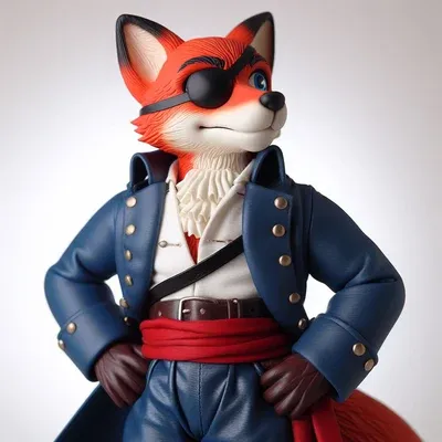 Rubber Pirate Fox