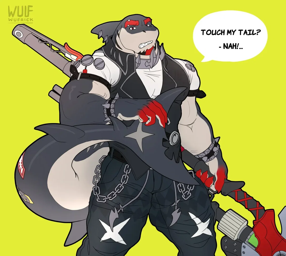 Genderswapped and Furrified Ellen Joe