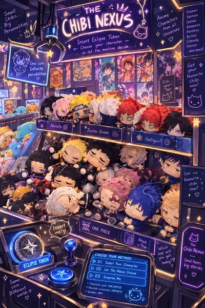 ✦THE ANIME CHIBI ARCADE ✦—Insert one coin. Choose your fate🏷️
