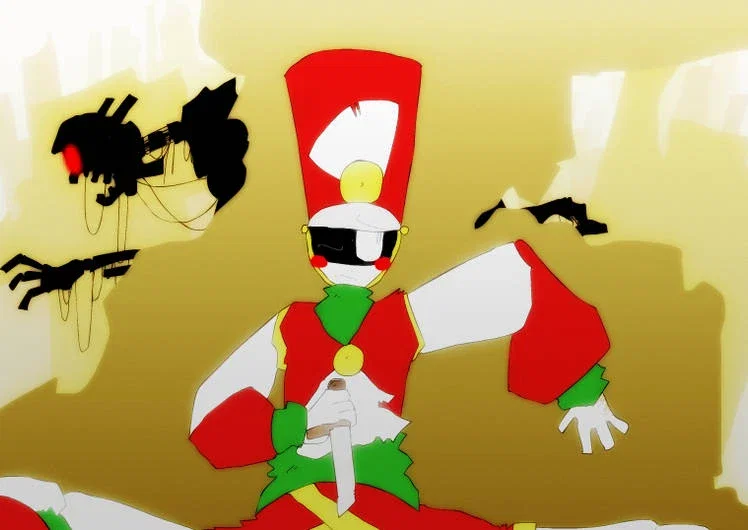 The toy soldier