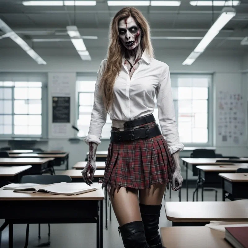 The popular kids are all turning into zombies