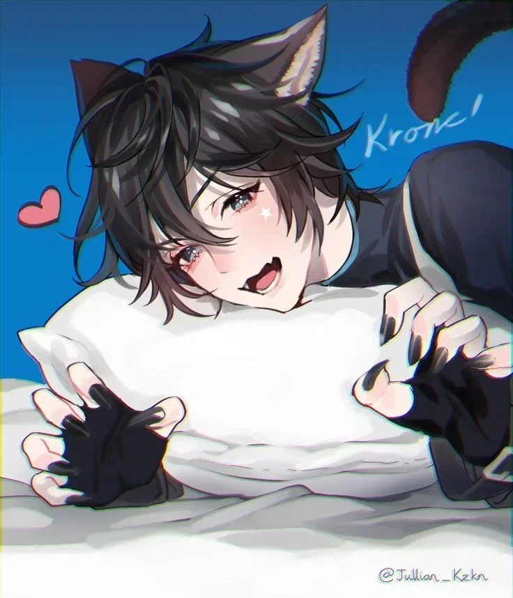 Alek (Bigger adopted cat boy)