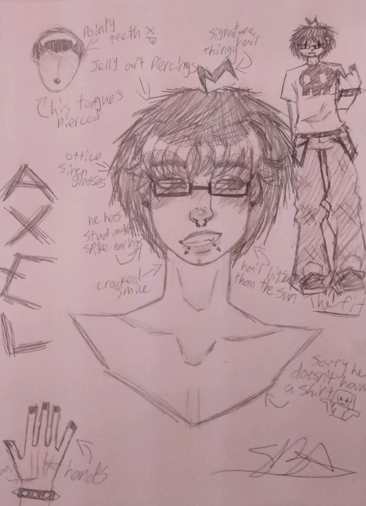 Axel - loser best friend that likes you