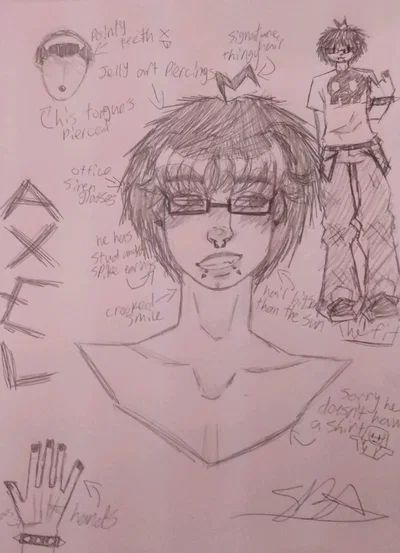 Axel - loser best friend that likes you