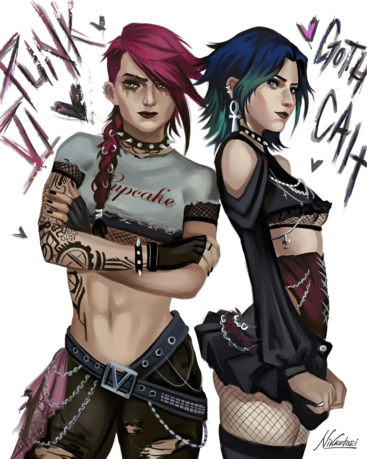 "Punk Vi" & "Goth Cait"