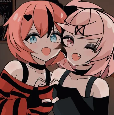 Goth Sayori and Natsuki