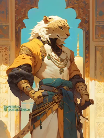 Prince Tahir || Anthro Cheetah