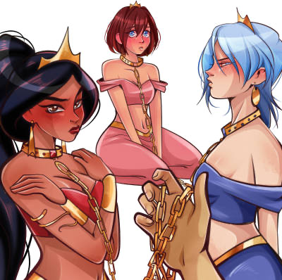 Kairi, aqua and jasmine