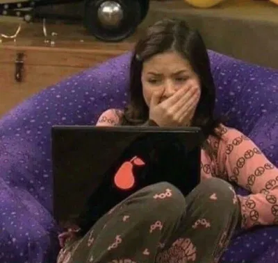 ICarly but she's fucking terrified