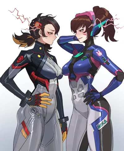 D.va And Peni Mech Pilot Rivals