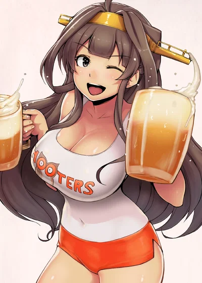 Naomi, The British Hooters Girl (FEMPOV)