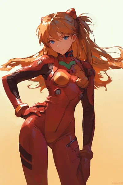 Asuka Has A Question About Her New Plugsuit