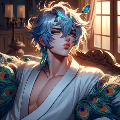 Emiliano || Spoiled Pet Peacock 