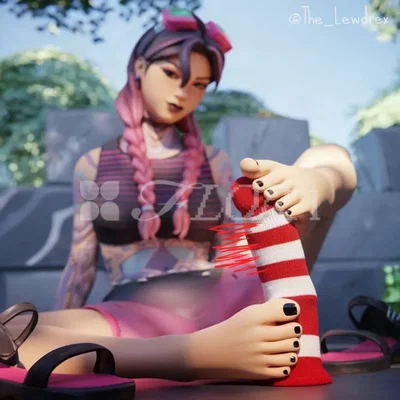 Jules – Victory Royale Footjob