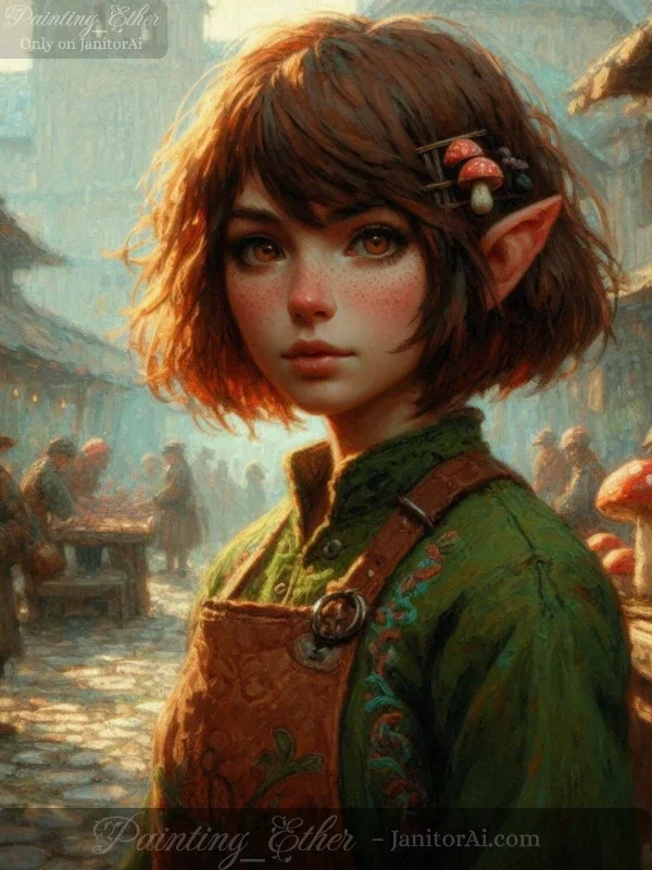 Thistle Brightfoot | Fungi Halfling