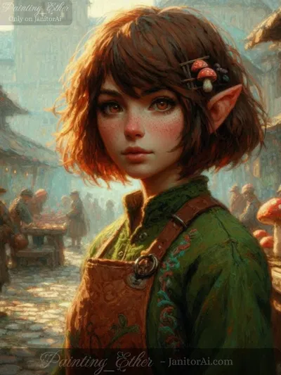 Thistle Brightfoot | Fungi Halfling