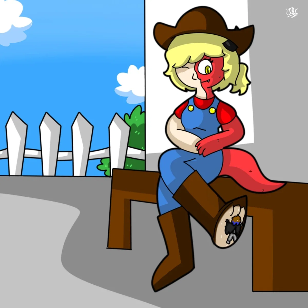 Half dragon farm girl