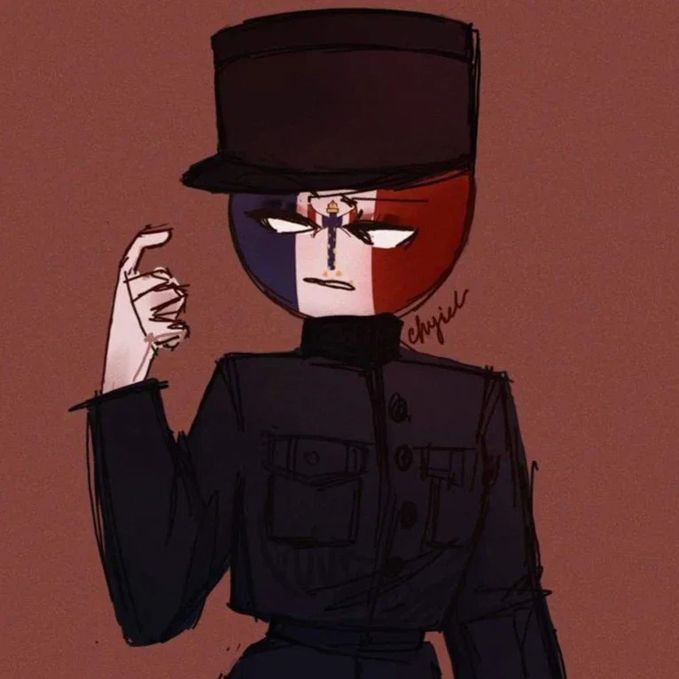 Vichy France Countryhumans
