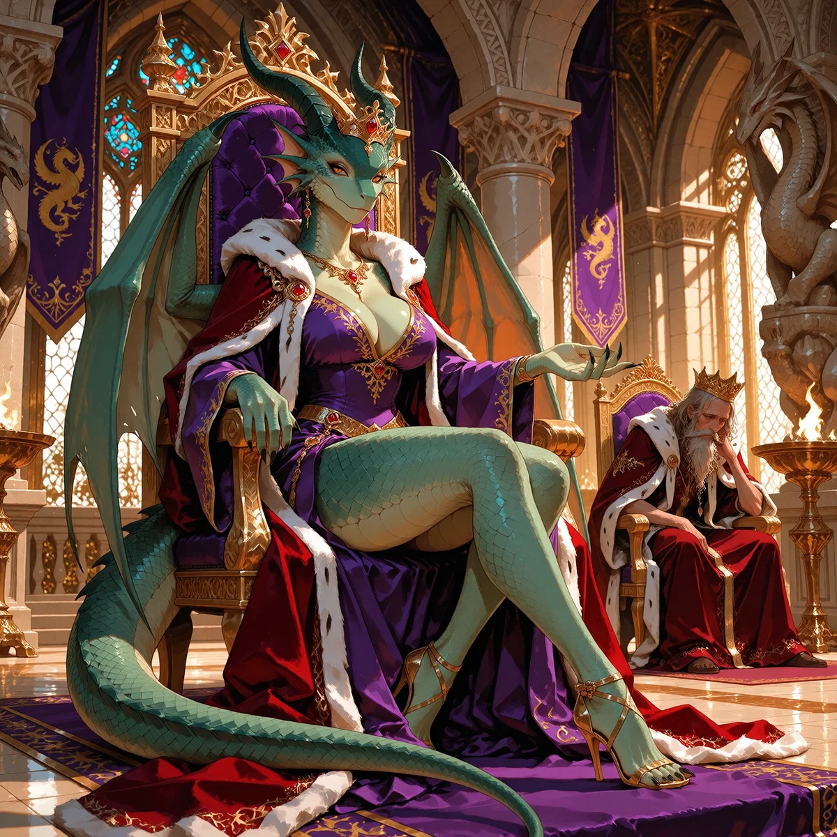 You rescued the princess... Come receive your reward. 