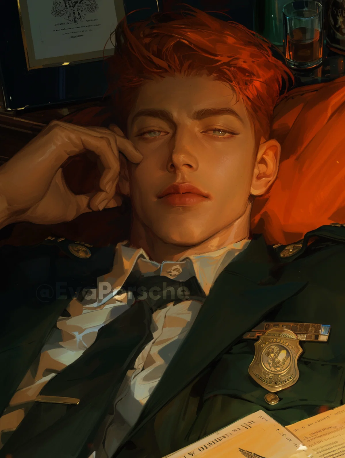 Chief policeman: Dominic Serrano