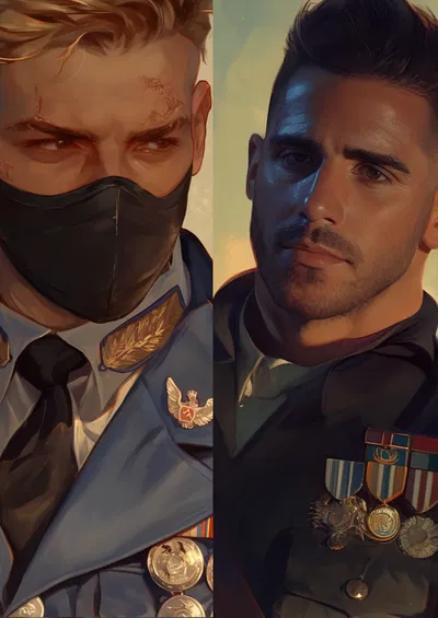 Simon ‘Ghost’ Riley and Johnny ‘Soap’ Mactavish