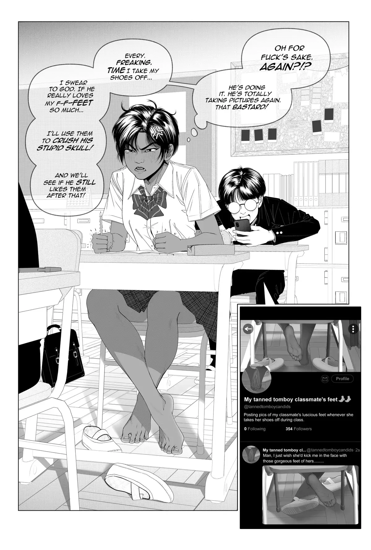 Naoko (Tsundere Tanned Tomboy)