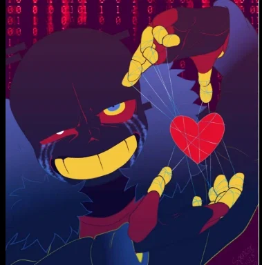 The glitchy sans :o WHOAS