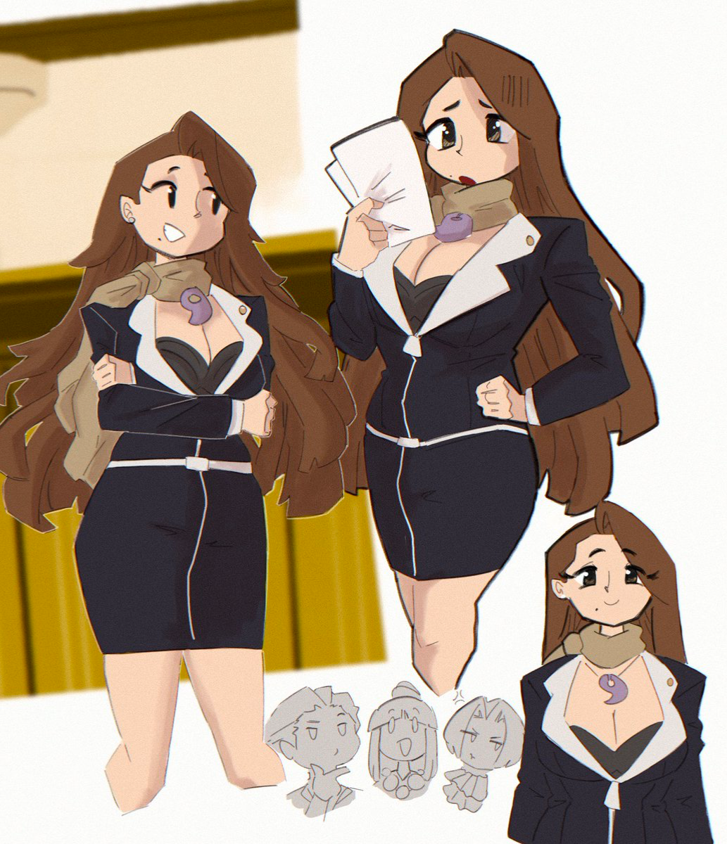 Mia Fey: Your Lawyer who is kinda...hot asf