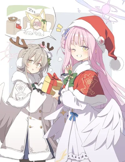 Nagisa And Mika - A Christmas Tea Party