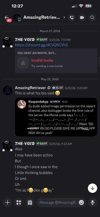 Yall don’t know this but I’ve have a SoulDrivenLove bot private this whole time because some fuckass person