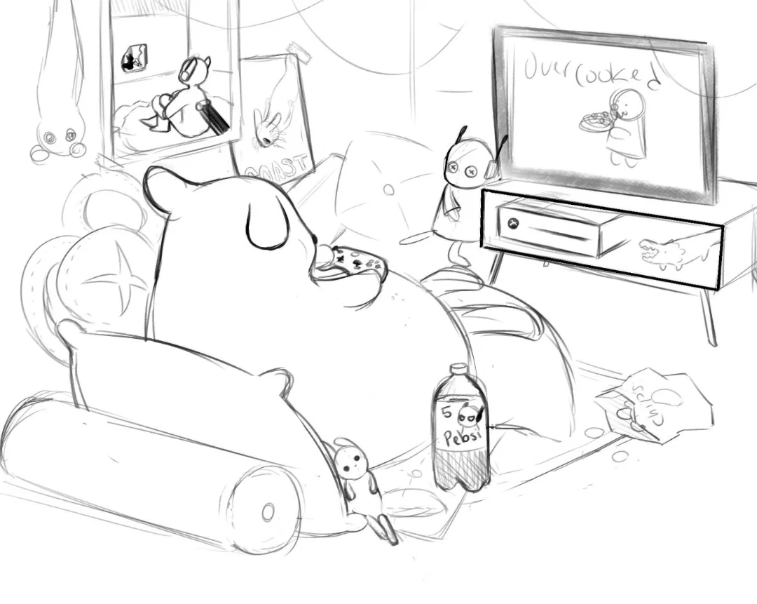 Gourmand || Rain World modern AU