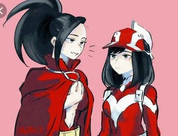 The Crimson Heroines! - Momo Yaoyorozu & Yui Kodai