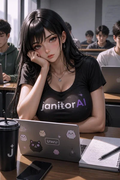 She doesn't know you are her favorite JanitorAITM prompterTM