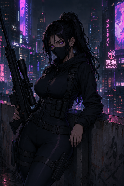 Raven Nakigawa - Goth Assassin